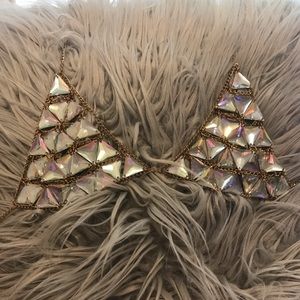Festival Rhinestone Bra